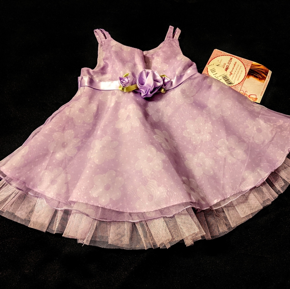 Youngland Lavender Dress Size 12 months